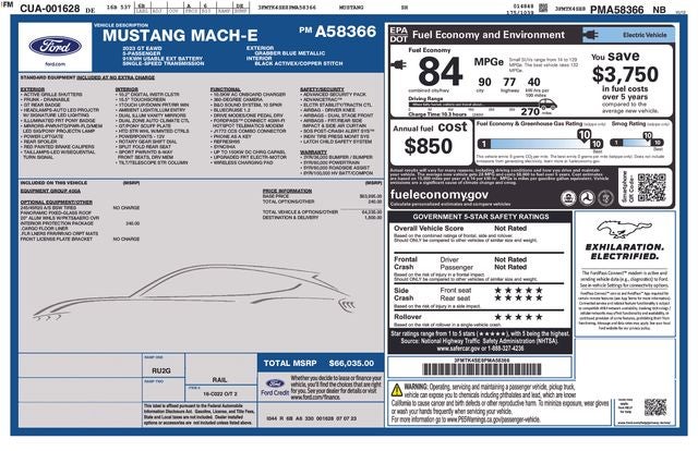 2023 Ford Mustang Mach-E GT