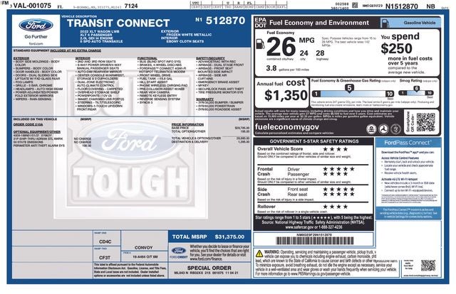 2022 Ford Transit Connect XLT