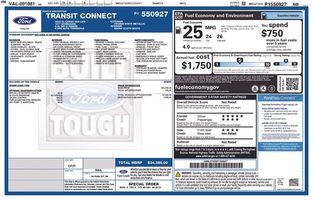 2023 Ford Transit Connect XL