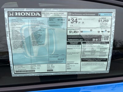 2026 Honda Civic Sport