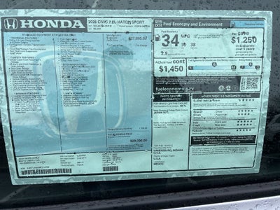 2026 Honda Civic Sport