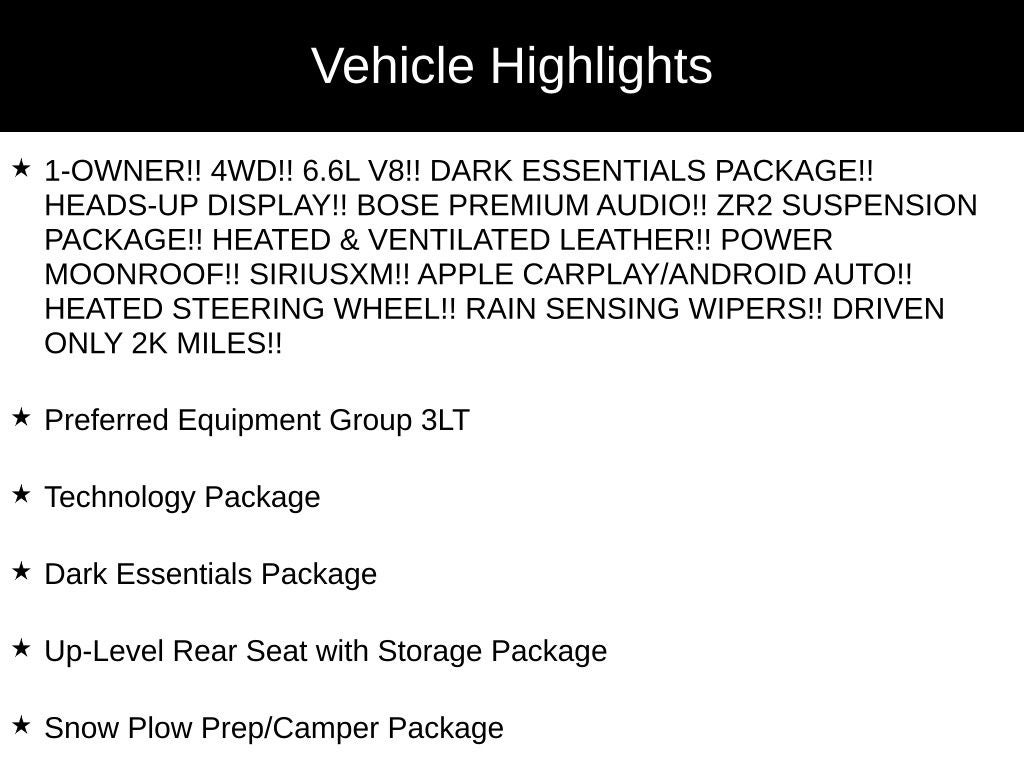 2026 Chevrolet Silverado 2500HD ZR2