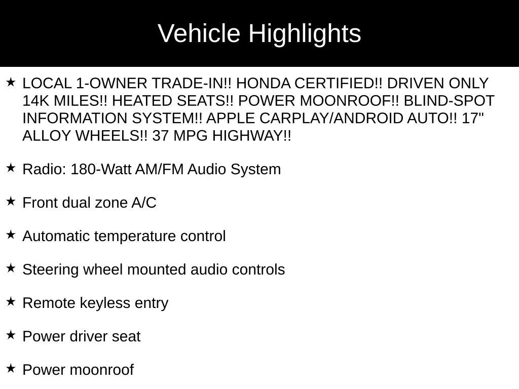 2024 Honda Accord EX