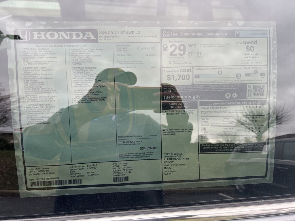 2026 Honda CR-V LX