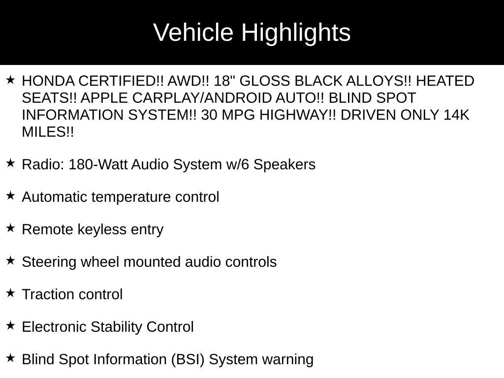 2023 Honda HR-V Sport
