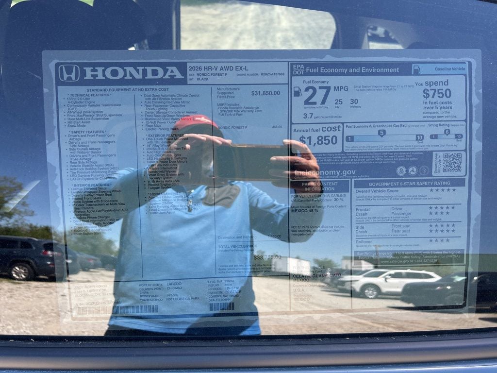 2026 Honda HR-V EX-L