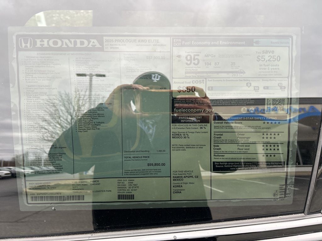 2025 Honda Prologue Elite