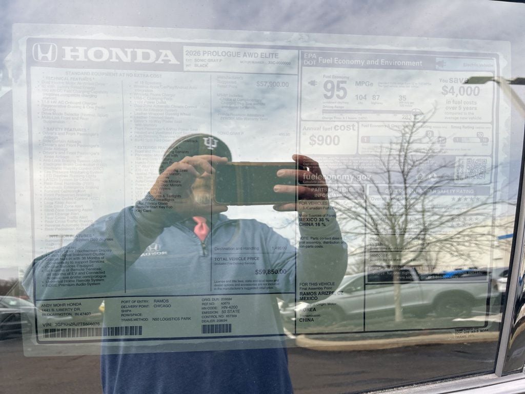 2026 Honda Prologue Elite
