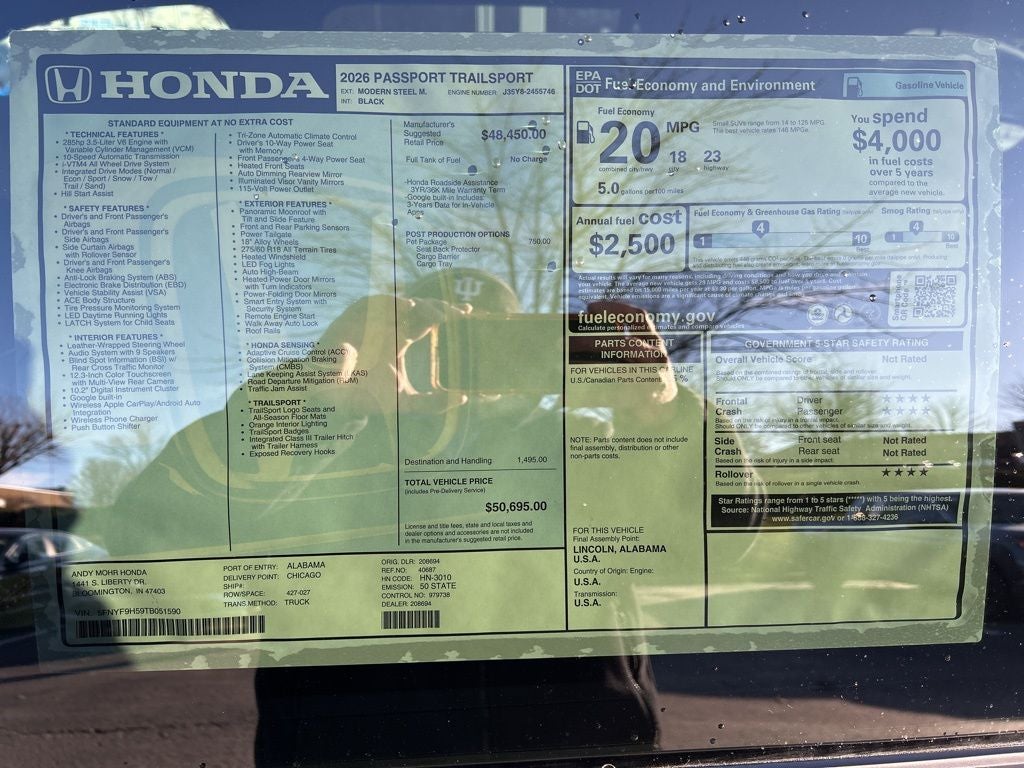 2026 Honda Passport TrailSport