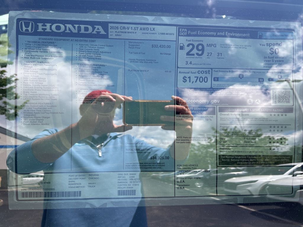 2026 Honda CR-V LX