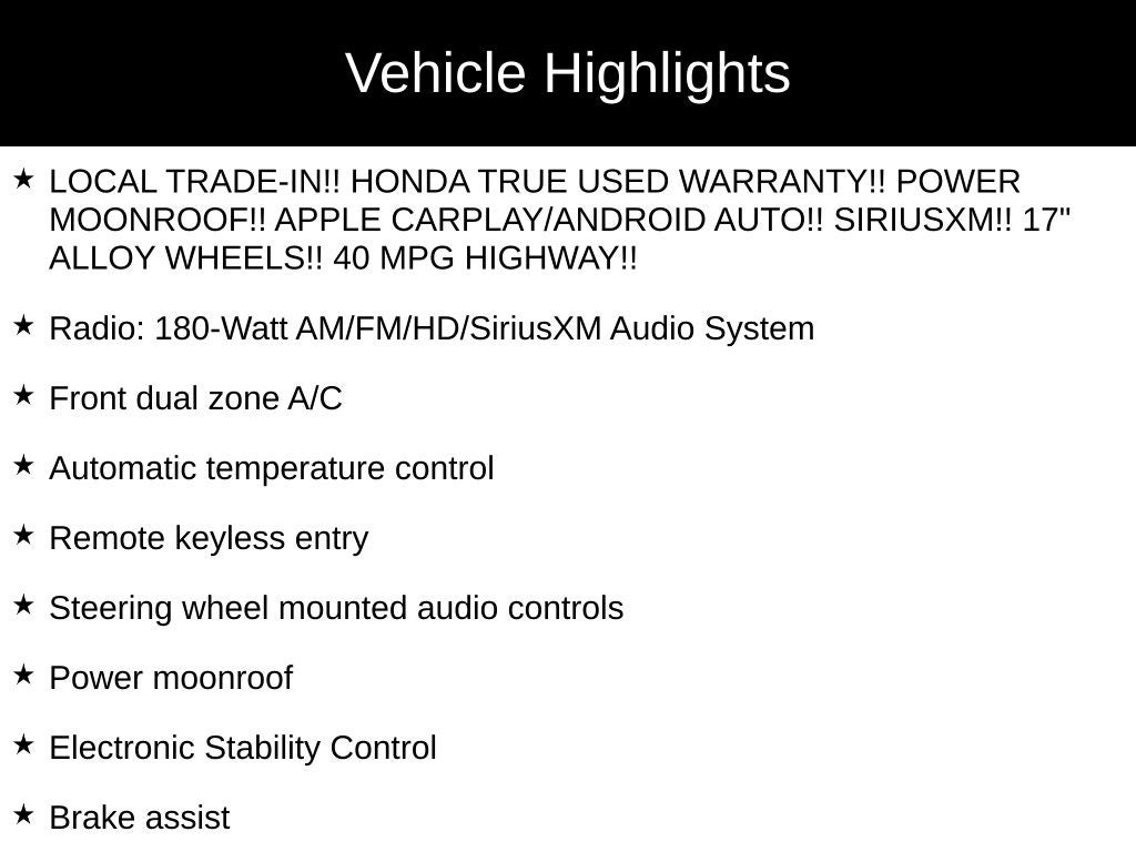 2018 Honda Civic EX