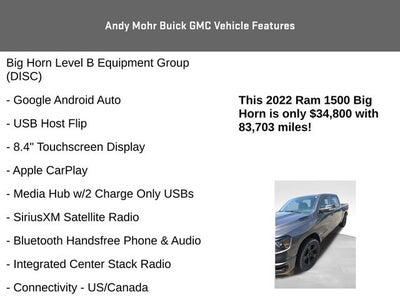 2022 RAM 1500 Big Horn
