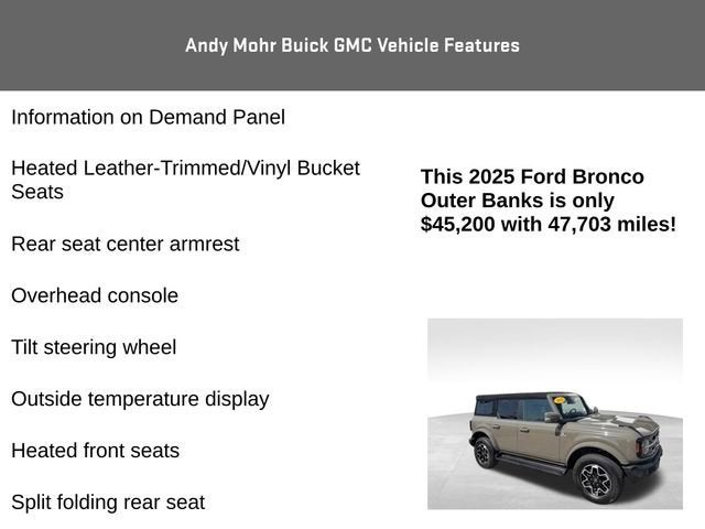 2025 Ford Bronco Outer Banks