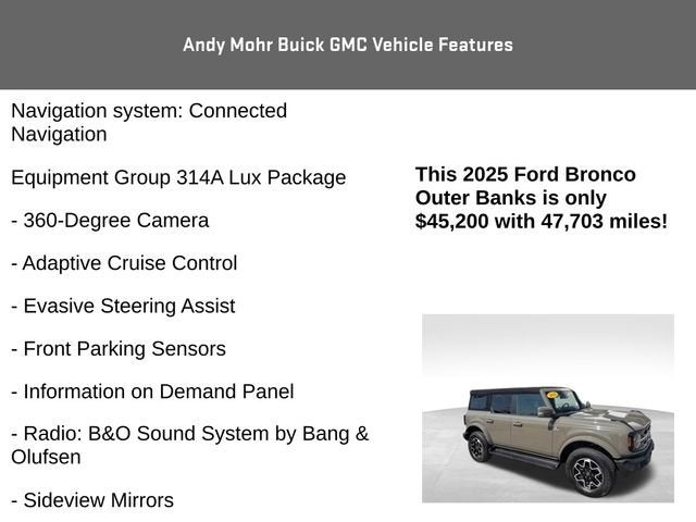 2025 Ford Bronco Outer Banks