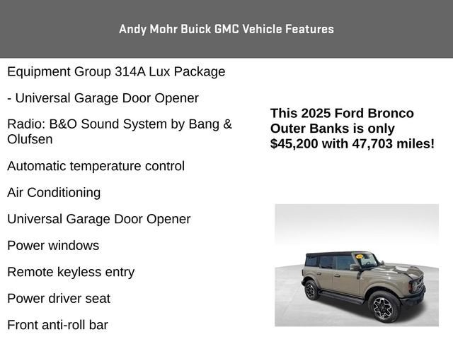2025 Ford Bronco Outer Banks