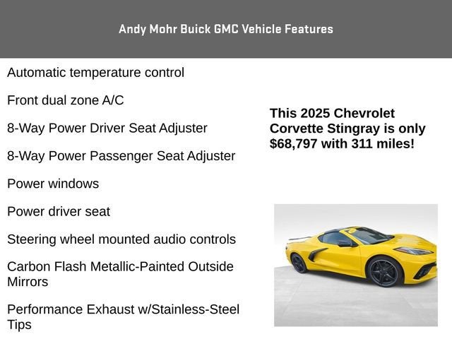2025 Chevrolet Corvette Stingray 1LT