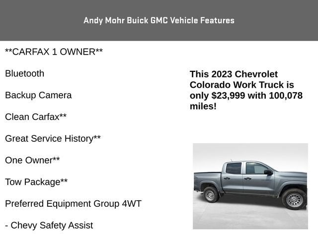 2023 Chevrolet Colorado WT