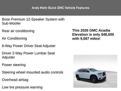 2026 GMC Acadia Elevation