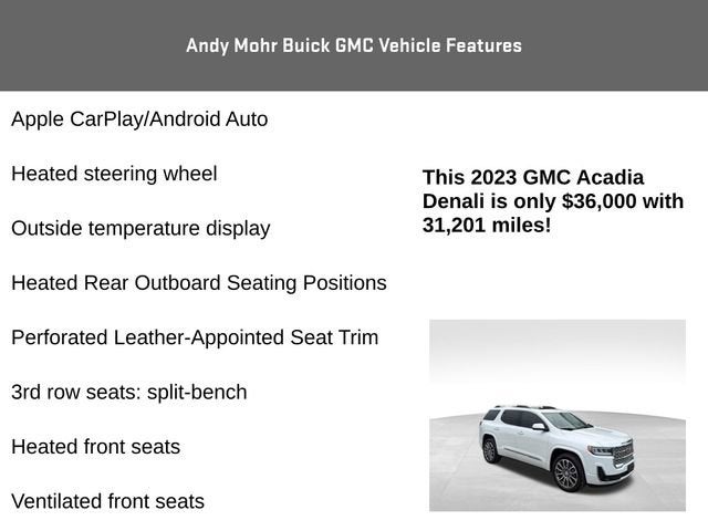 2023 GMC Acadia Denali
