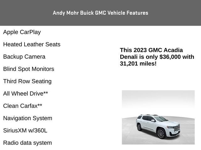 2023 GMC Acadia Denali