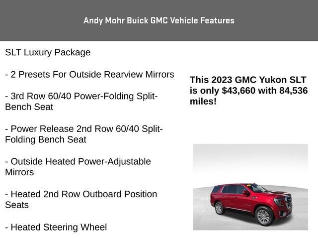 2023 GMC Yukon SLT