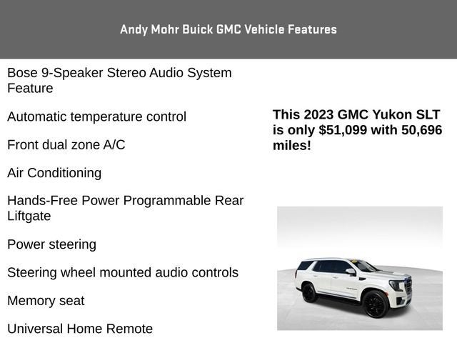 2023 GMC Yukon SLT