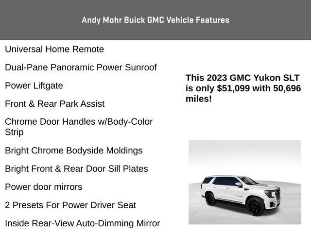 2023 GMC Yukon SLT