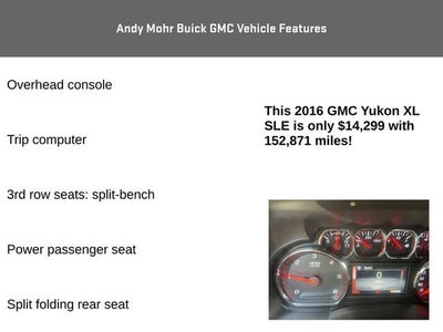 2016 GMC Yukon XL SLE