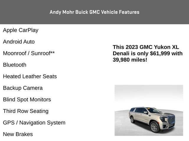 2023 GMC Yukon XL Denali
