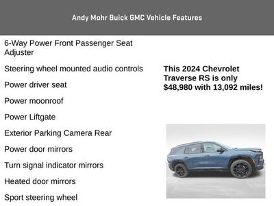 2024 Chevrolet Traverse RS