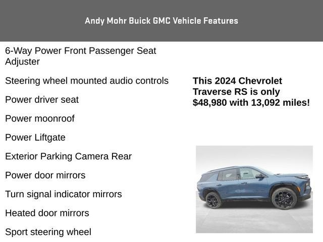 2024 Chevrolet Traverse RS