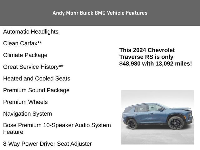2024 Chevrolet Traverse RS
