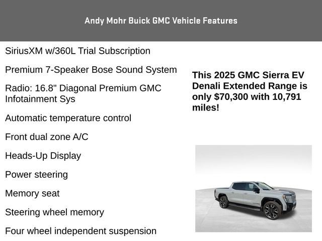 2025 GMC Sierra EV Extended Range Denali