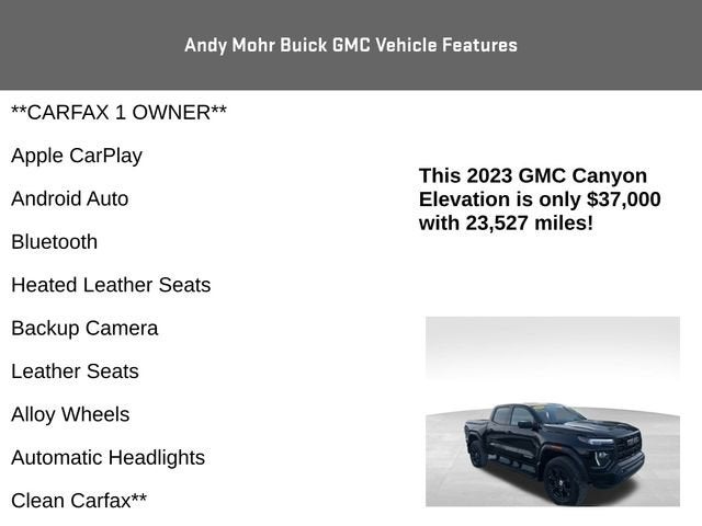 2023 GMC Canyon Elevation