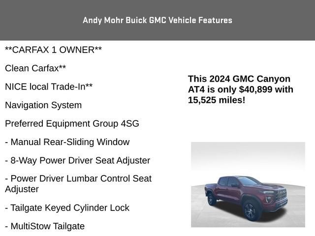 2024 GMC Canyon AT4