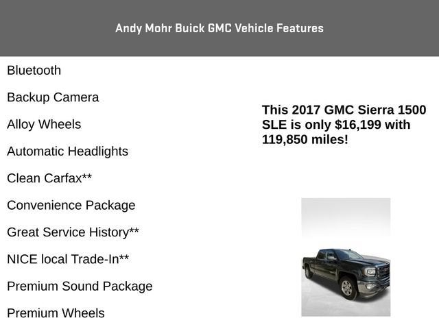 2017 GMC Sierra 1500 SLE