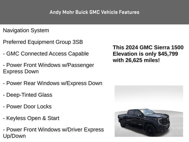 2024 GMC Sierra 1500 Elevation