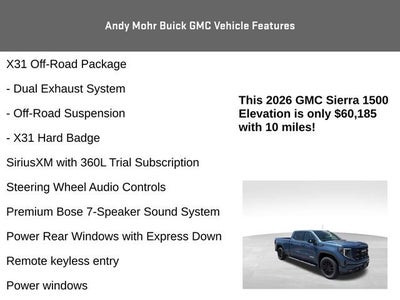 2026 GMC Sierra 1500 Elevation