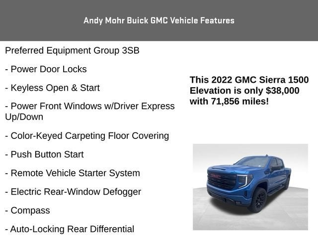 2022 GMC Sierra 1500 Elevation