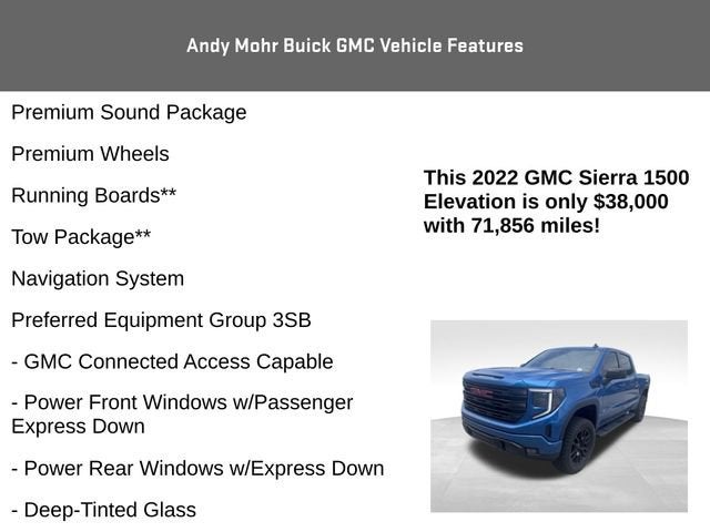2022 GMC Sierra 1500 Elevation