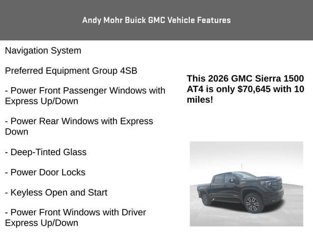 2026 GMC Sierra 1500 AT4
