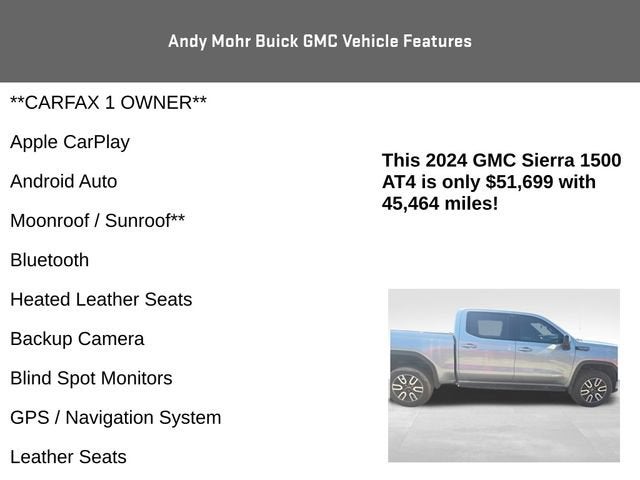 2024 GMC Sierra 1500 AT4