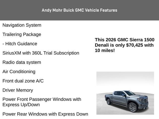 2026 GMC Sierra 1500 Denali