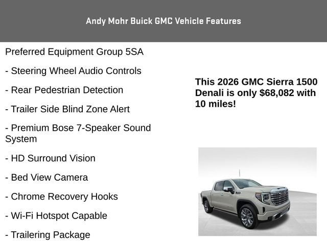 2026 GMC Sierra 1500 Denali