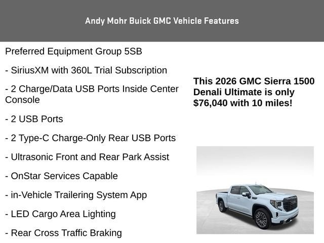 2026 GMC Sierra 1500 Denali Ultimate