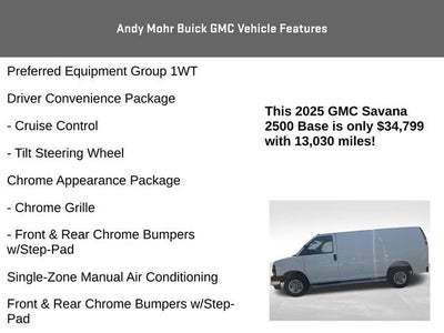 2025 GMC Savana Cargo Work Van