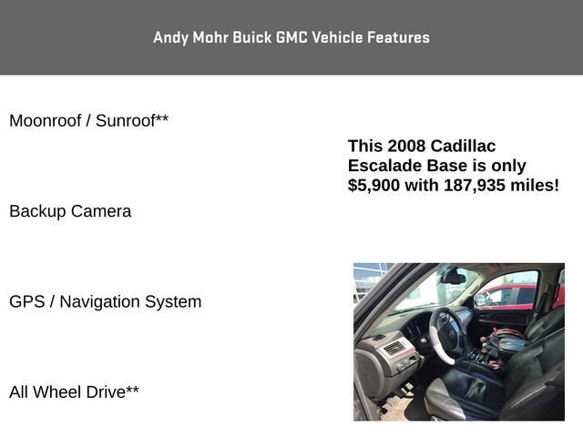 2008 Cadillac Escalade 4DR AWD