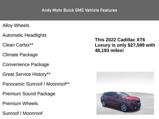 2022 Cadillac XT6 Luxury