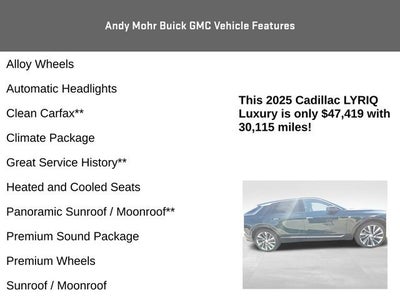 2025 Cadillac LYRIQ Luxury 3