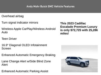 2023 Cadillac Escalade Premium Luxury
